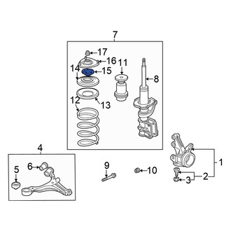 Honda OE - Front Suspension Strut Bearing