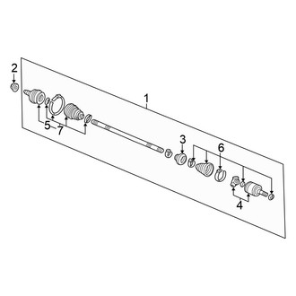 Honda OE - Front Suspension - Drive Axles