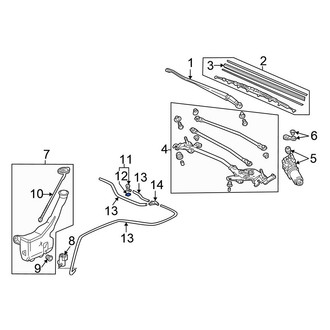Honda OE - Windshield Washer Nozzle Gasket