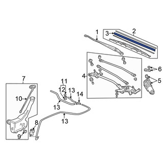 Honda OE - Right Wiper Blade Refill