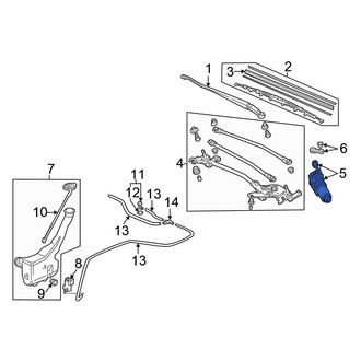 Honda OE - Wiper Motor