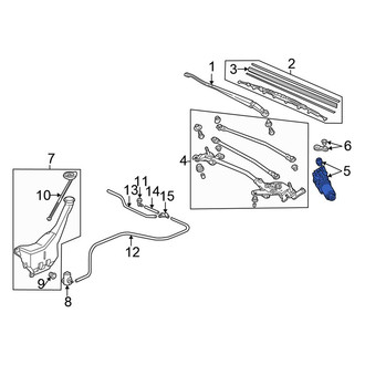 Honda OE - Wiper Motor