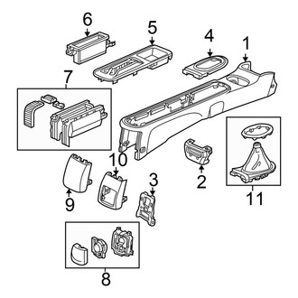 Honda OE - Center Console (EX / GX / HX / LX / Value Package)