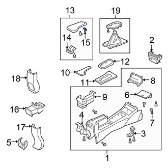 Honda OE - Center Console Latch