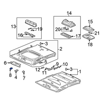 Honda OE - Sun Visor Cover