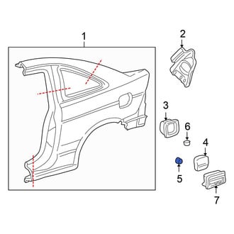 Honda OE - Fuel Door Spring