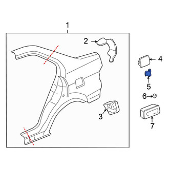 Honda OE - Fuel Door Spring