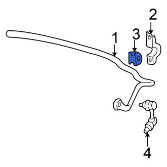 Honda OE - Rear Suspension Stabilizer Bar Bushing