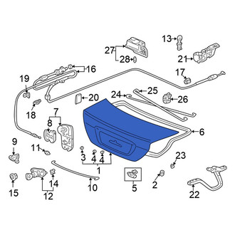 Honda OE - Rear Deck Lid