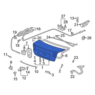 Honda OE - Rear Deck Lid