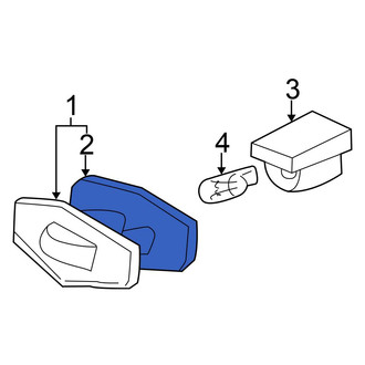 Honda OE - License Light Lens Gasket
