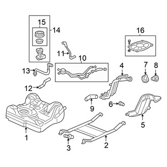 Honda OE - Fuel System Components