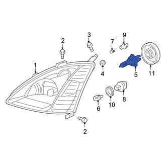 Honda OE - Front Headlight Bulb