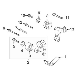 Honda OE - Cooling - Belts & Pulleys (Hatchback)