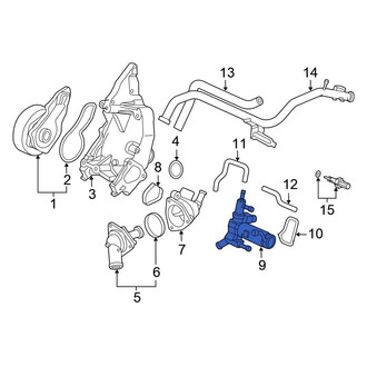 Honda OE - Engine Coolant Outlet Flange
