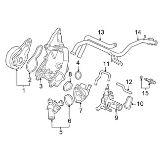 Honda OE - Cooling - Water Pump (Hatchback)