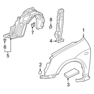 Honda OE - Fender & Components (Hatchback)