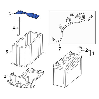 Honda OE - Battery Hold Down