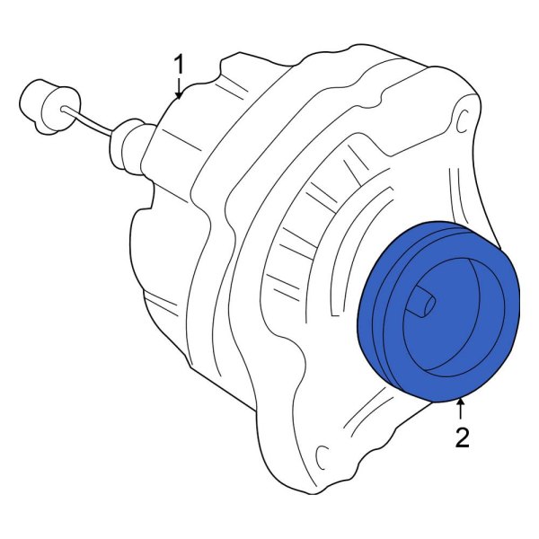 Honda OE 31141PRA003 Alternator Pulley