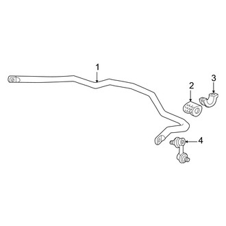 Honda OE - Front Suspension - Stabilizer Bar & Components (Hatchback)