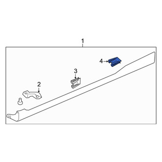 Honda OE - Lower Rocker Panel Molding Clip