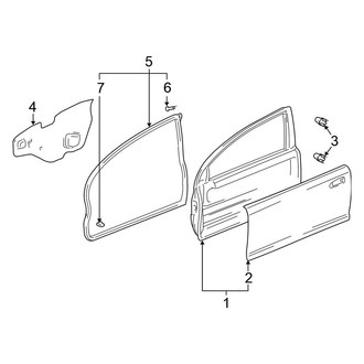 Honda OE - Door & Components (Hatchback)