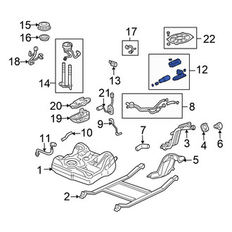 Honda OE - Fuel Pump and Strainer Set