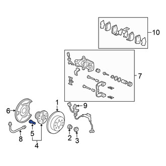 Honda OE - Rear Wheel Lug Stud