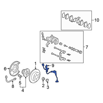 Honda OE - Rear Left ABS Wheel Speed Sensor