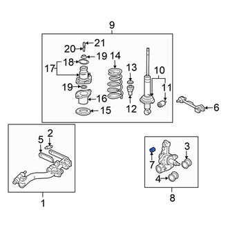 Honda OE - Rear Upper Suspension Knuckle Bushing