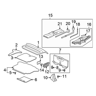 Honda OE - Rear Body & Floor - Interior Trim (Hatchback)