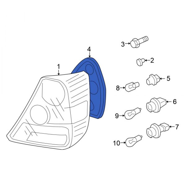 Tail Light Housing Seal