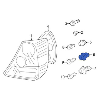 Honda OE - Rear Back Up Light Socket