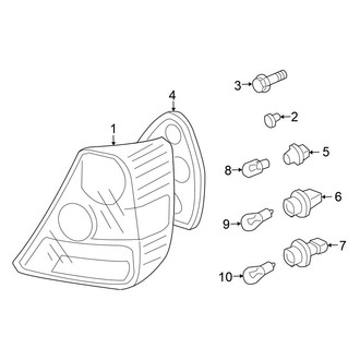 Honda OE - Rear Lamps - Tail Lamps (Hatchback)