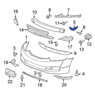 Honda OE - Front Left Bumper Guide