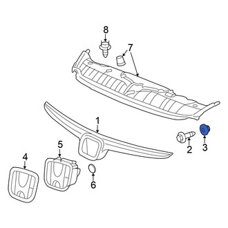 Honda OE - Grille Nut