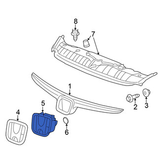 Honda OE - Grille Emblem Bracket