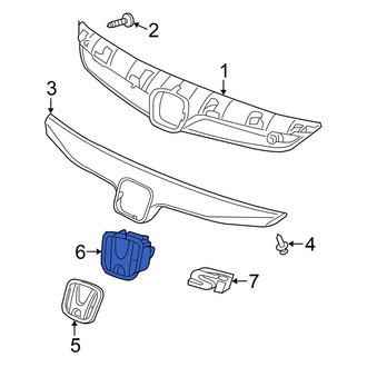 Honda OE - Grille Emblem Bracket