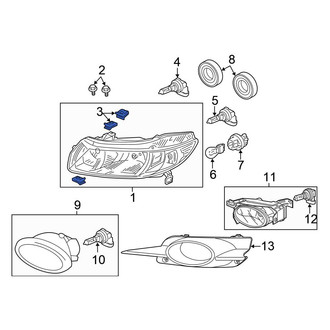 Honda OE - Headlight Mounting Nut