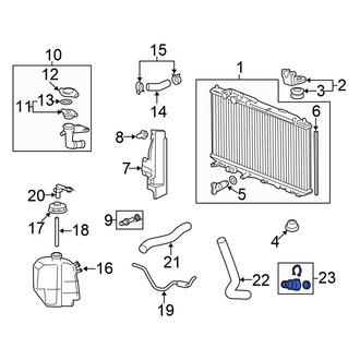 Honda OE - Engine Coolant Pipe Adapter