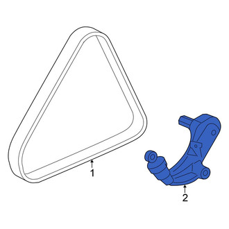 Honda OE - Accessory Drive Belt Tensioner Assembly