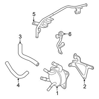 Honda OE - Cooling - Trans Oil Cooler (1.8L)