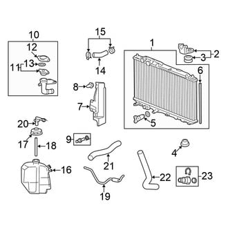 Honda OE - Cooling - Radiator & Components