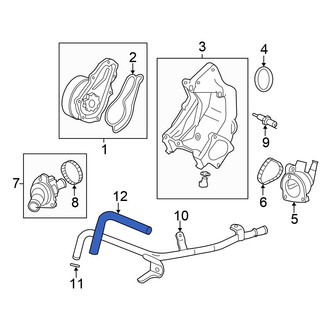 Honda OE - Engine Coolant Bypass Hose