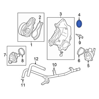 Honda OE - Engine Coolant Inlet Flange O-Ring