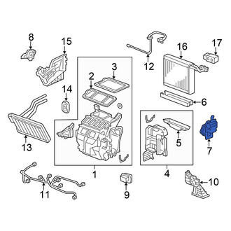 Honda OE - HVAC Defrost Mode Door Actuator
