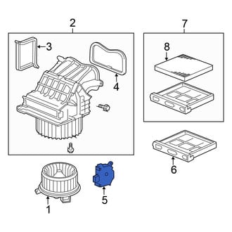 Honda OE - HVAC Air Inlet Door Actuator