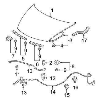 Honda OE - Hood & Components