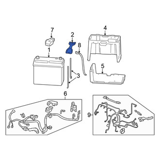 Honda OE - Battery Hold Down
