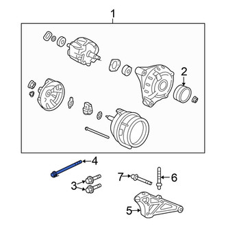 Honda OE - Alternator Bracket Bolt